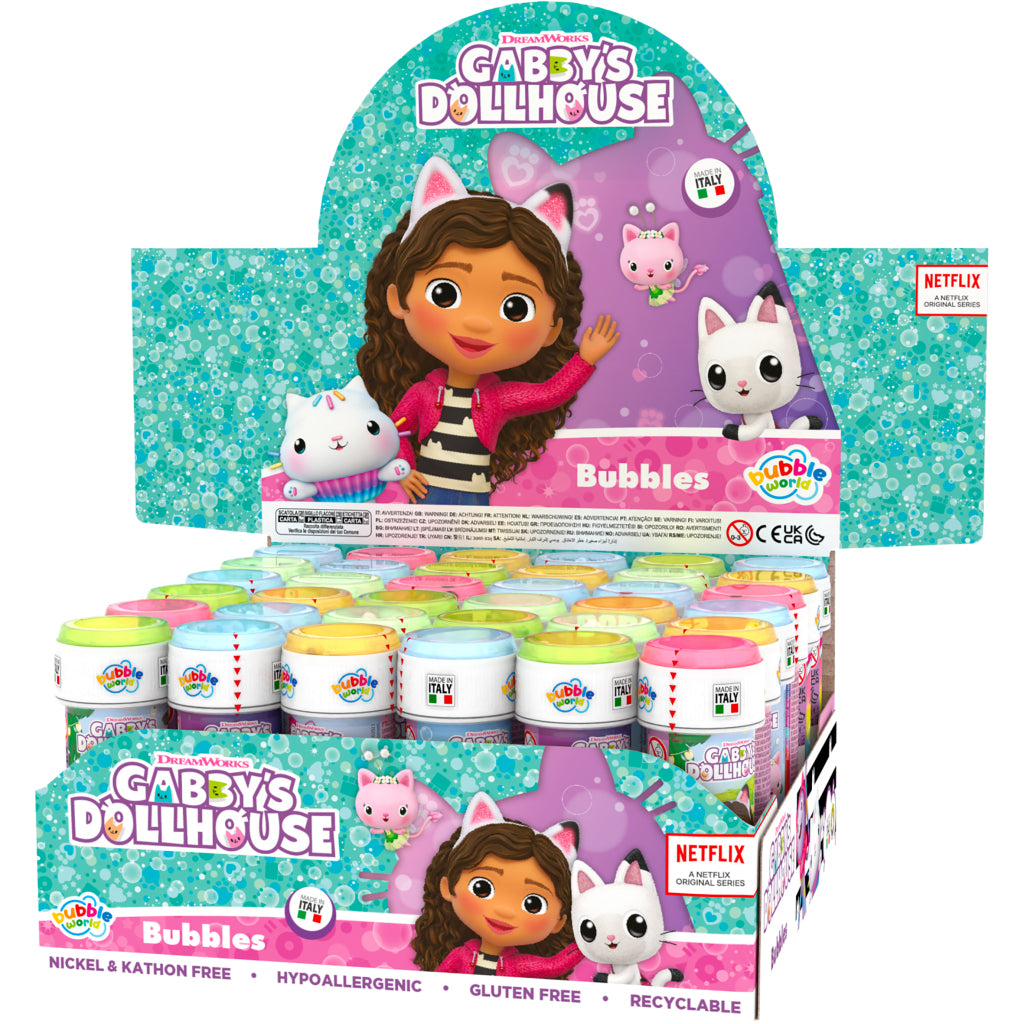 Gabby's Dollhouse Gabby'S Dollhouse Bellenblaas 60 Ml 36 Stuks