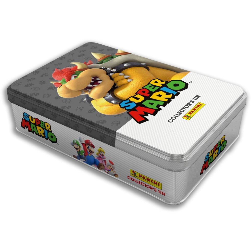 Super Mario Sticker Tin Box Trading Cards Assorti