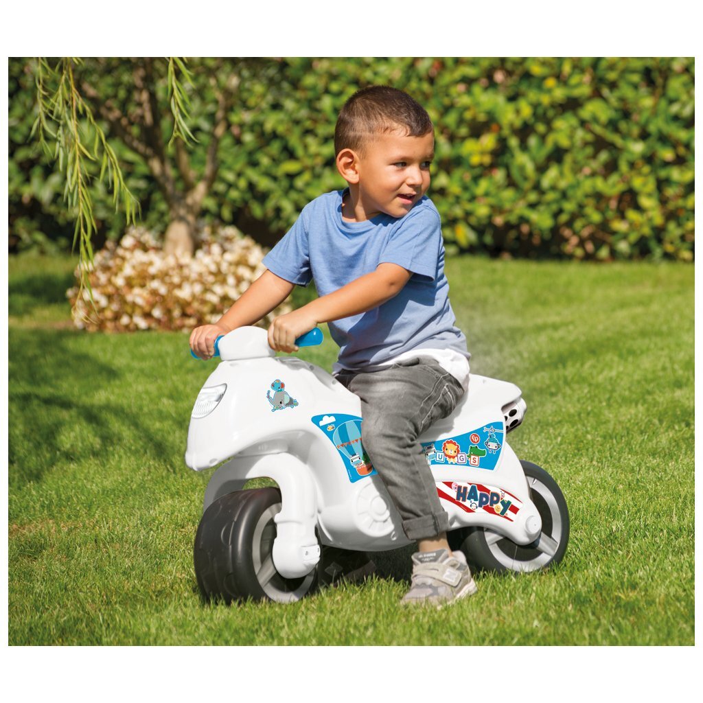 Dolu Fisher Price Loopmotor Wit/Blauw/Rood