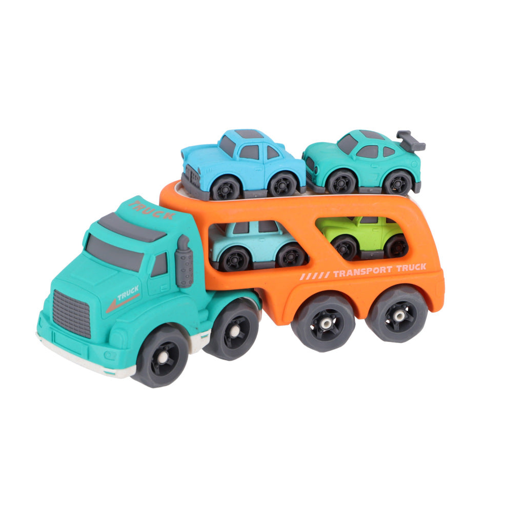 Overige Merken Bioplastic Autotransporter + 4 Auto'S