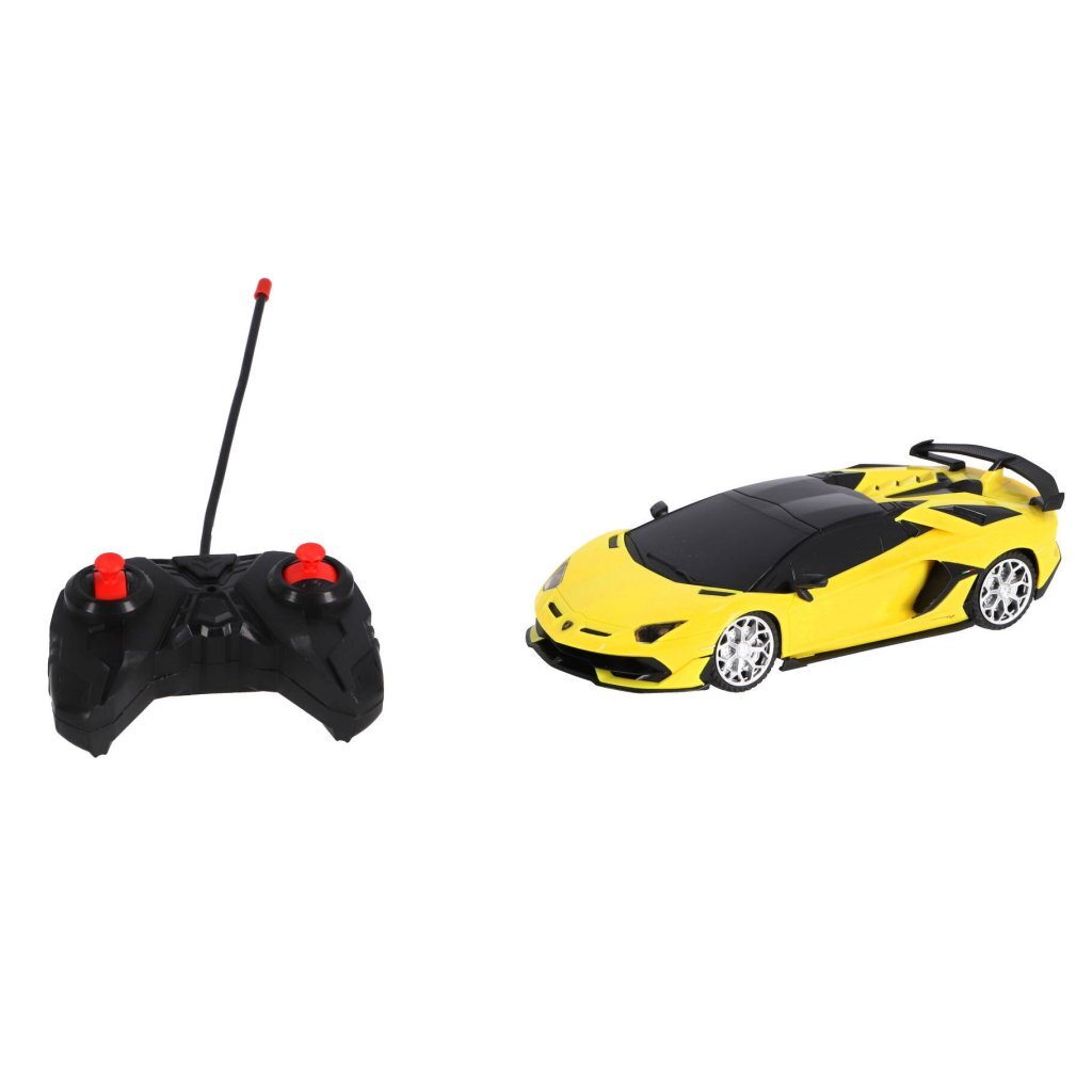 Kool Speed Rc Lamborghini Aventador Svj Roadster 1:24 + Licht Geel