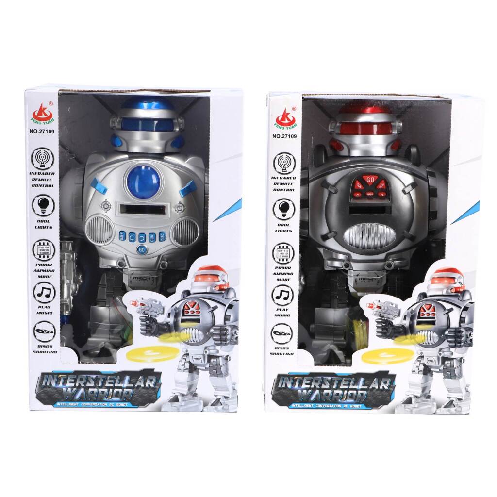 Overige Merken Rc Robot Interstellar Warrior + Licht En Geluid Assorti