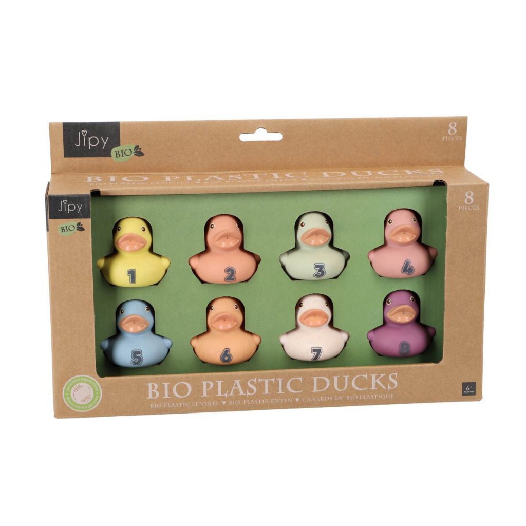 Jipy Bioplastic Badeendjes 8-Delig