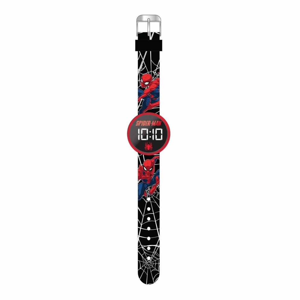 Accutime Spiderman Led Horloge Rond