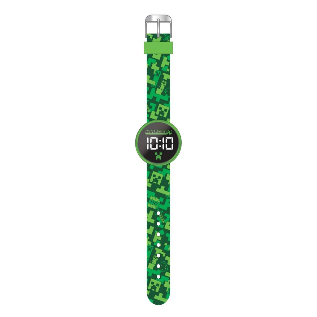 Accutime Minecraft Led Horloge Rond