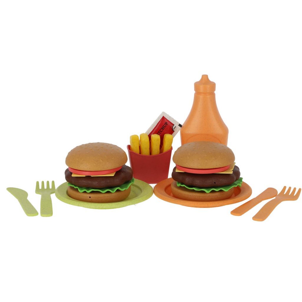 Jipy Bioplastic Hamburger Speelset 25-Delig