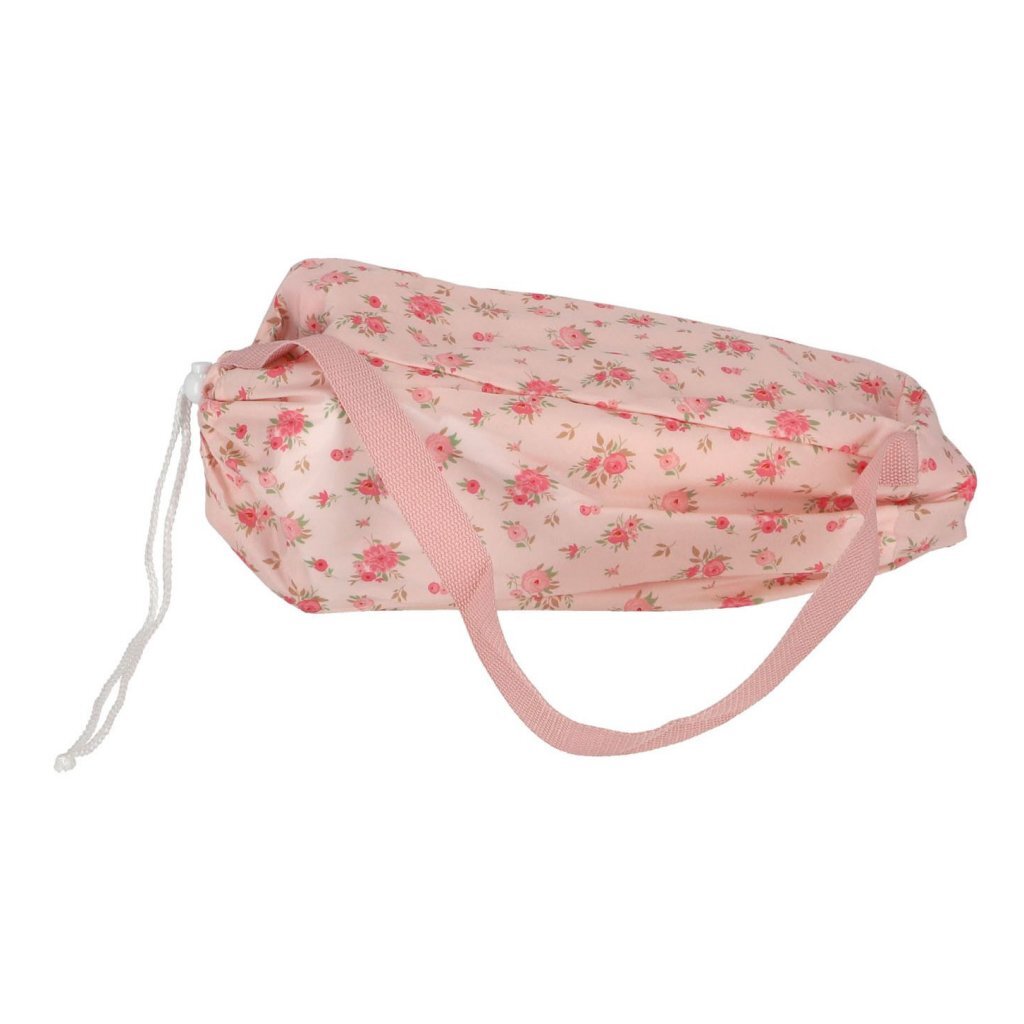 Overige Merken Poppenbed Opvouwbaar Bloemenpatroon Roze