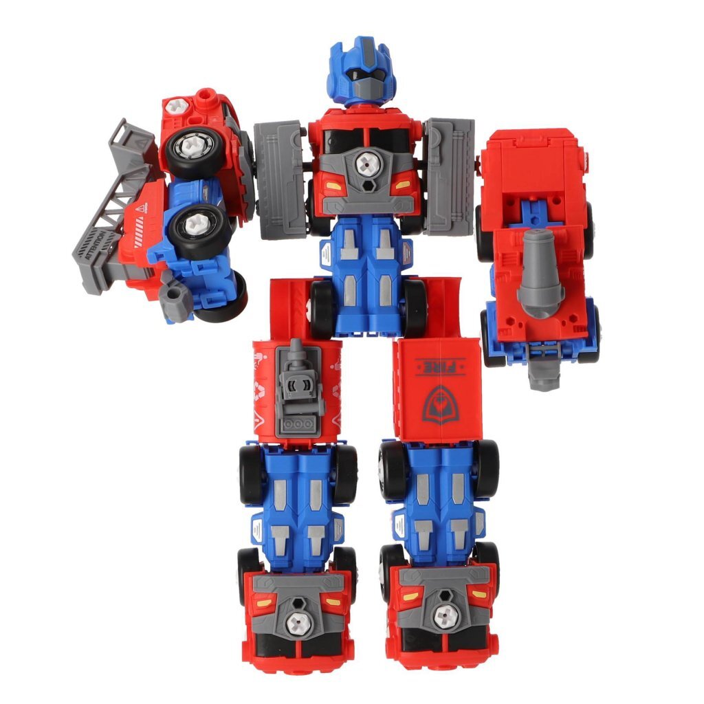 Overige Merken Robot Transformeerbaar Rood/Blauw