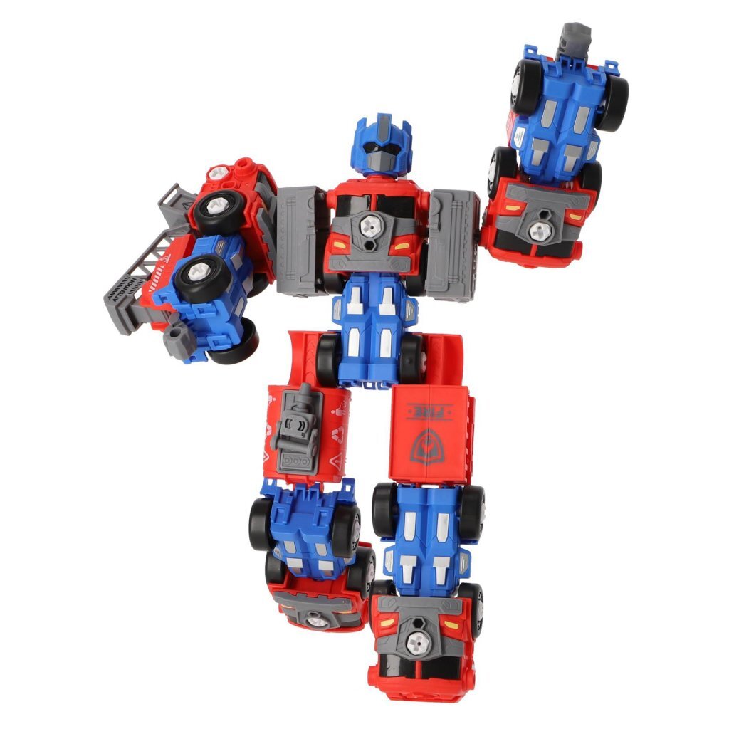 Overige Merken Robot Transformeerbaar Rood/Blauw