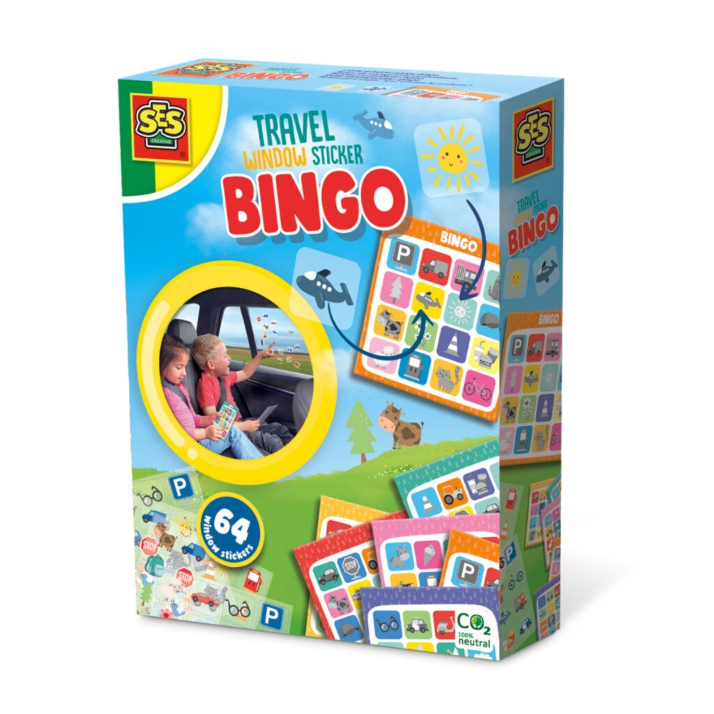 Ses Creative Reisspel Raamsticker Bingo