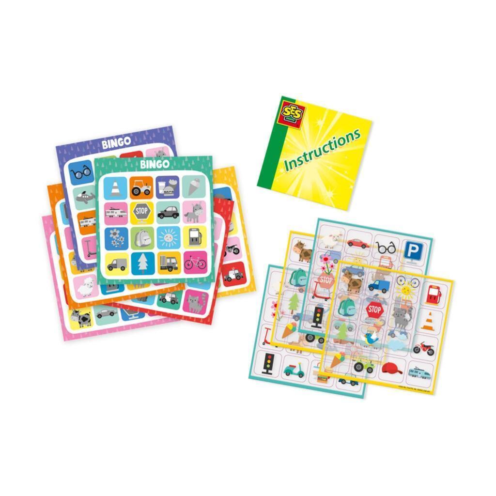Ses Creative Reisspel Raamsticker Bingo