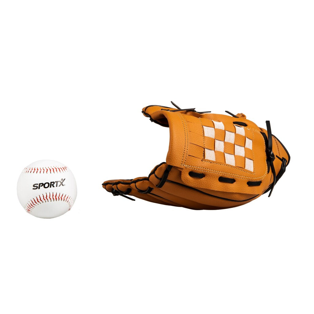 Sportx Honkbal Handschoen + Bal