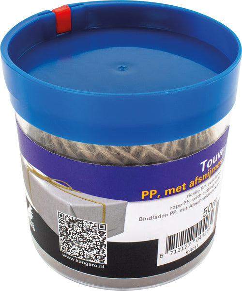 Kangaro K-4011 Touw Pp 50Mtr In Bewaarbox Afsnijmesje