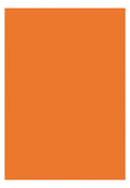 Kangaro K-0043F055 Papier A4 120Gr Pak A 100 Vel Oranje