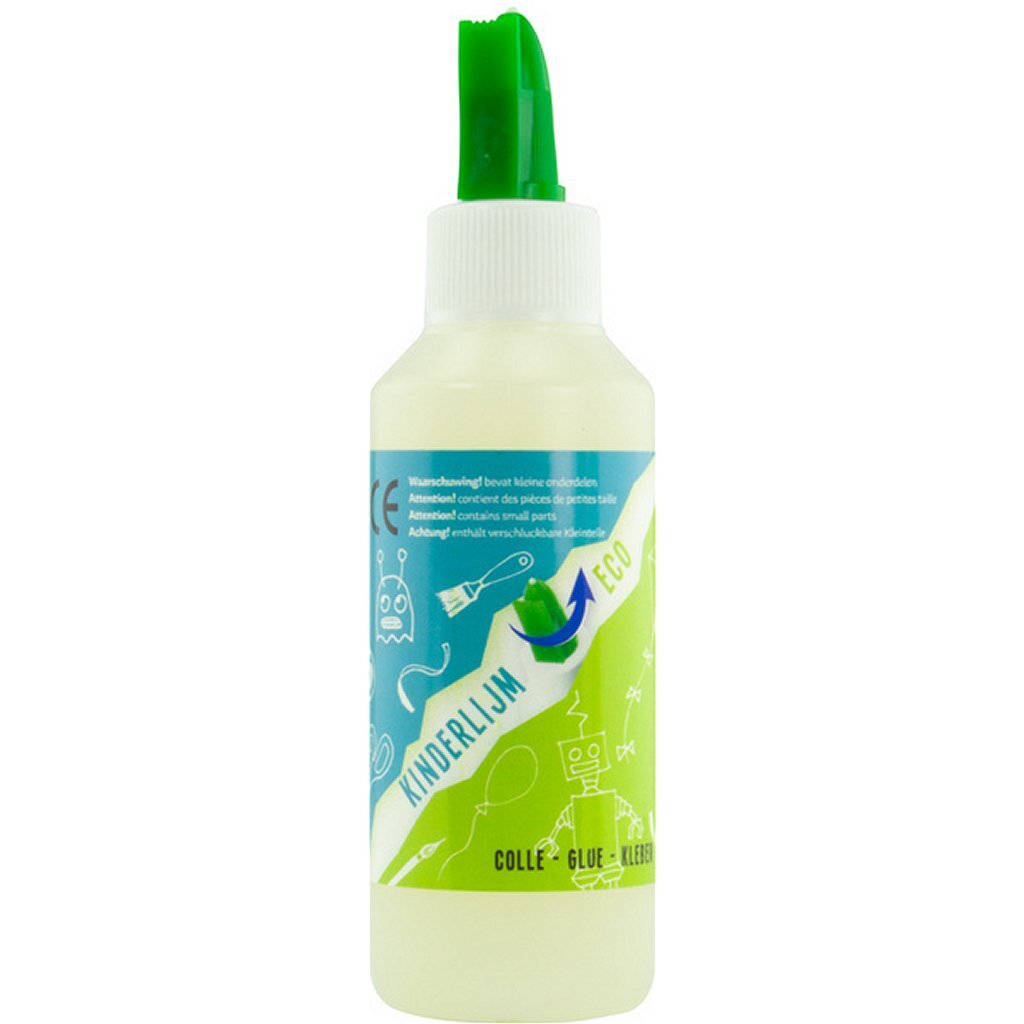 Kangaro Kinderlijm Eco 100 Ml Met Lijmspatel Groen