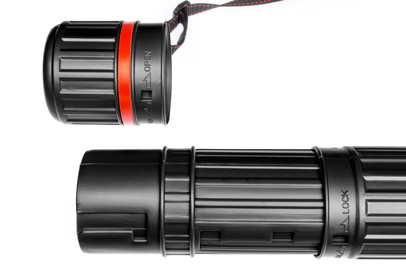 Kangaro K-830201 Tekenkoker Zwart. 8.0 Diameter. Uitschuifbaar Van 64 Tot 108Cm