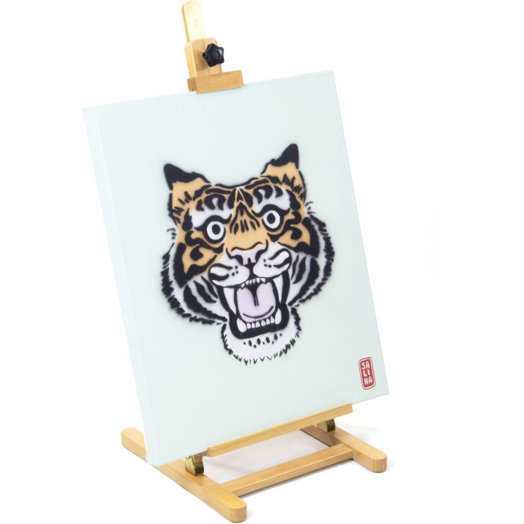 Kangaro K-830004 Tafelezel Voor Canvas Tot 67 Cm Vurenhout/Naturel