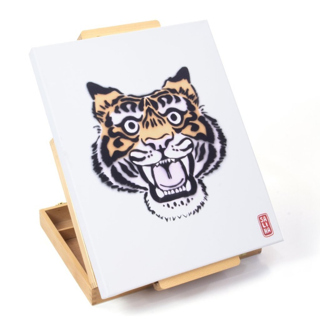 Kangaro K-830040 Boxezel Voor Canvas Tot 70 Cm Beukenhout/Naturel