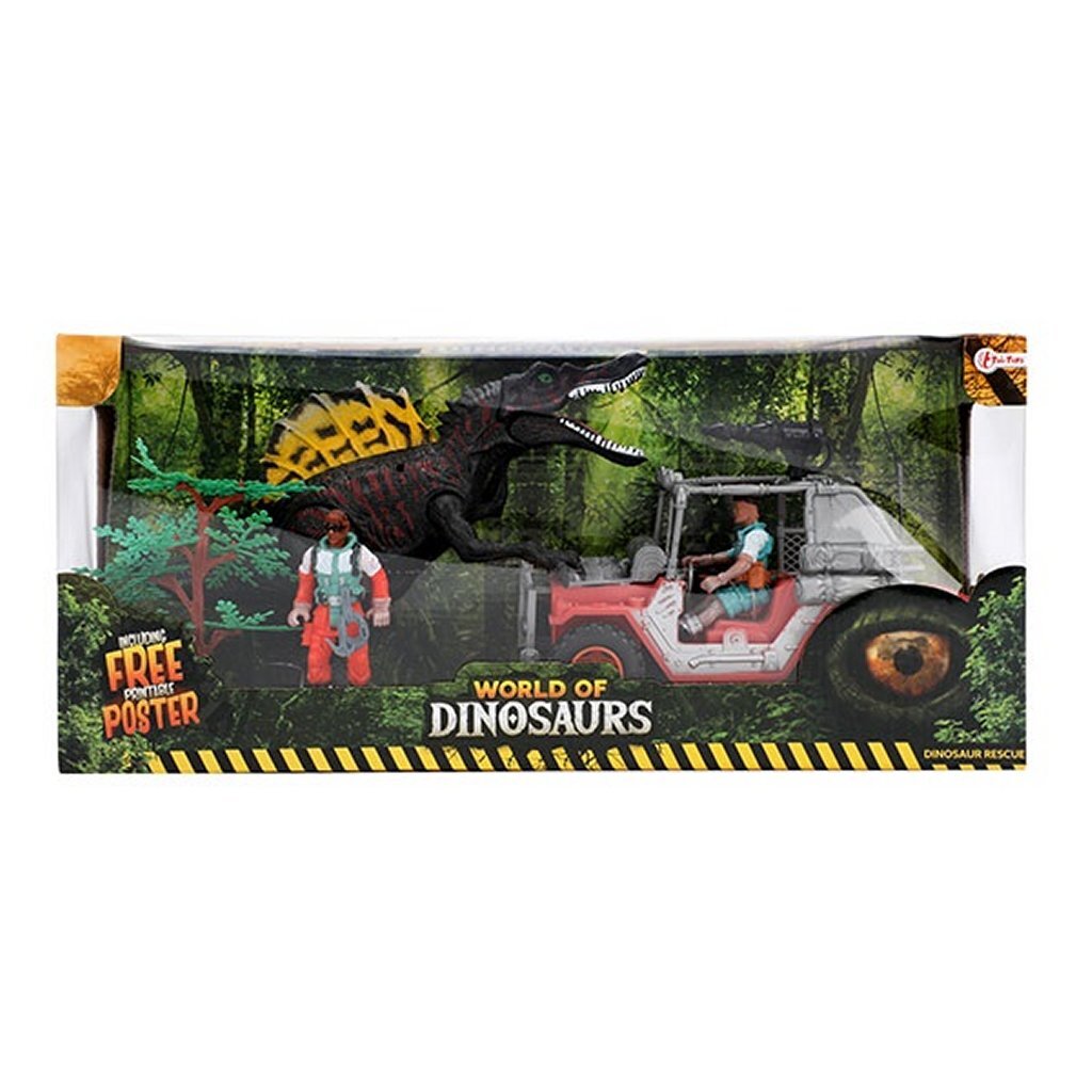 World Of Dinosaurs Speelset Met Jeep
