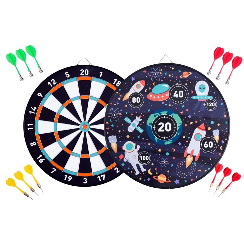 Longfield Magnetisch Dartbord Kids 2-Zijdig