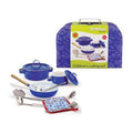 Simply For Kids Metalen Kookset In Koffer Blauw 11-Delig