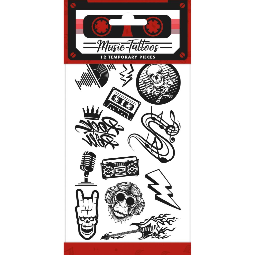 Overige Merken Rock Muziek Tattoos