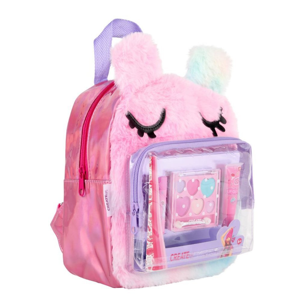 Create It Make-Up Set In Fluffy Rugtas Paars/Roze