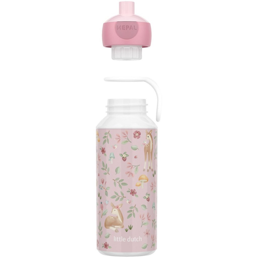 Mepal Pop-Up Drinkfles Little Dutch Fairy Garden 400 Ml Roze