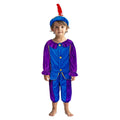 Overige Merken Pietenpak 110-116 Paars/Blauw