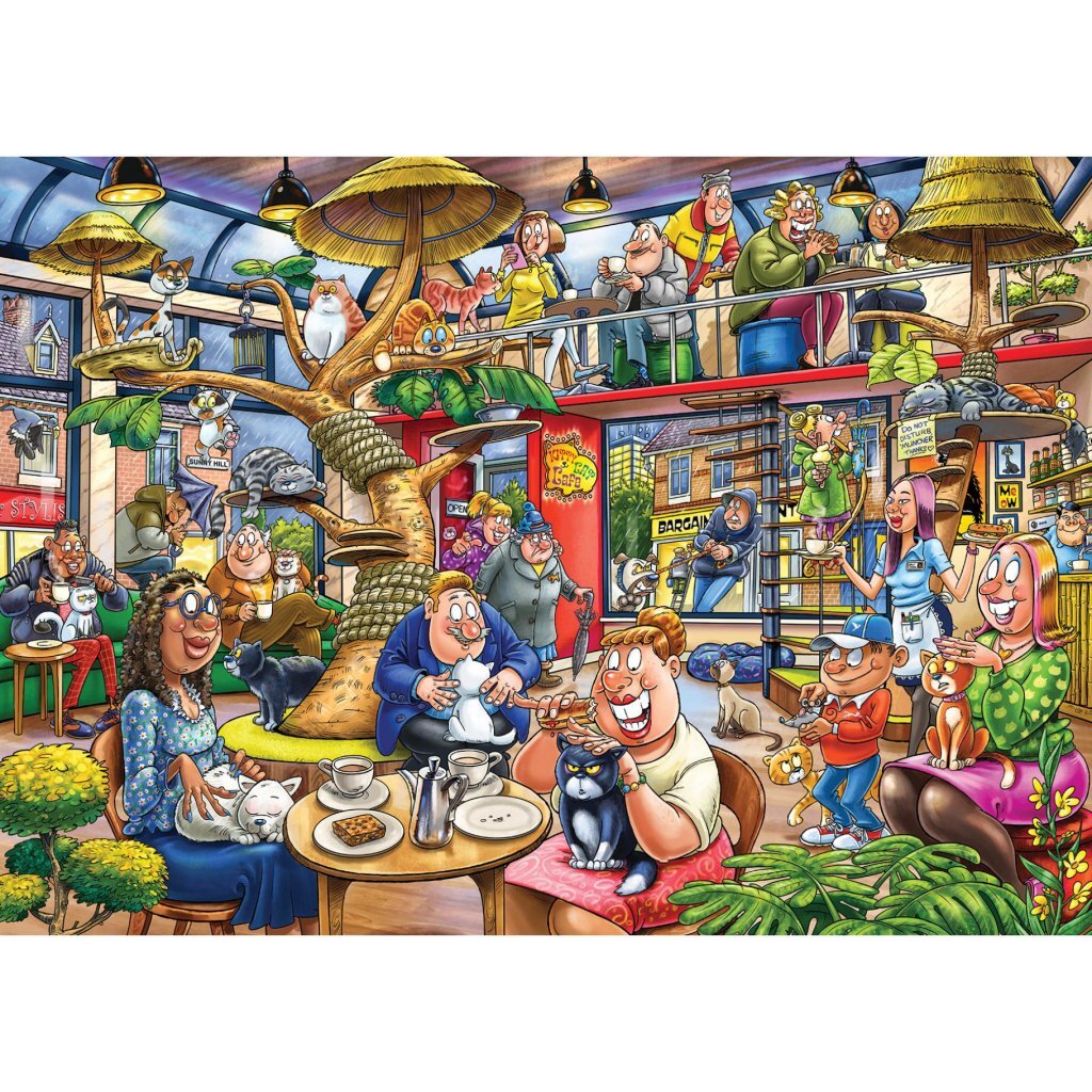 Jumbo Wasgij Puzzel Mysterie Kat En Muis Spel 1000 Stukjes