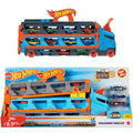 Mattel Hot Wheels Speedway Hauler + 3 Auto's