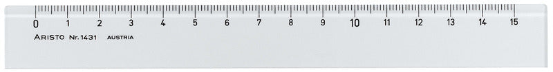 Aristo Ar-1431 Liniaal 15Cm Glashelder Plexiglas
