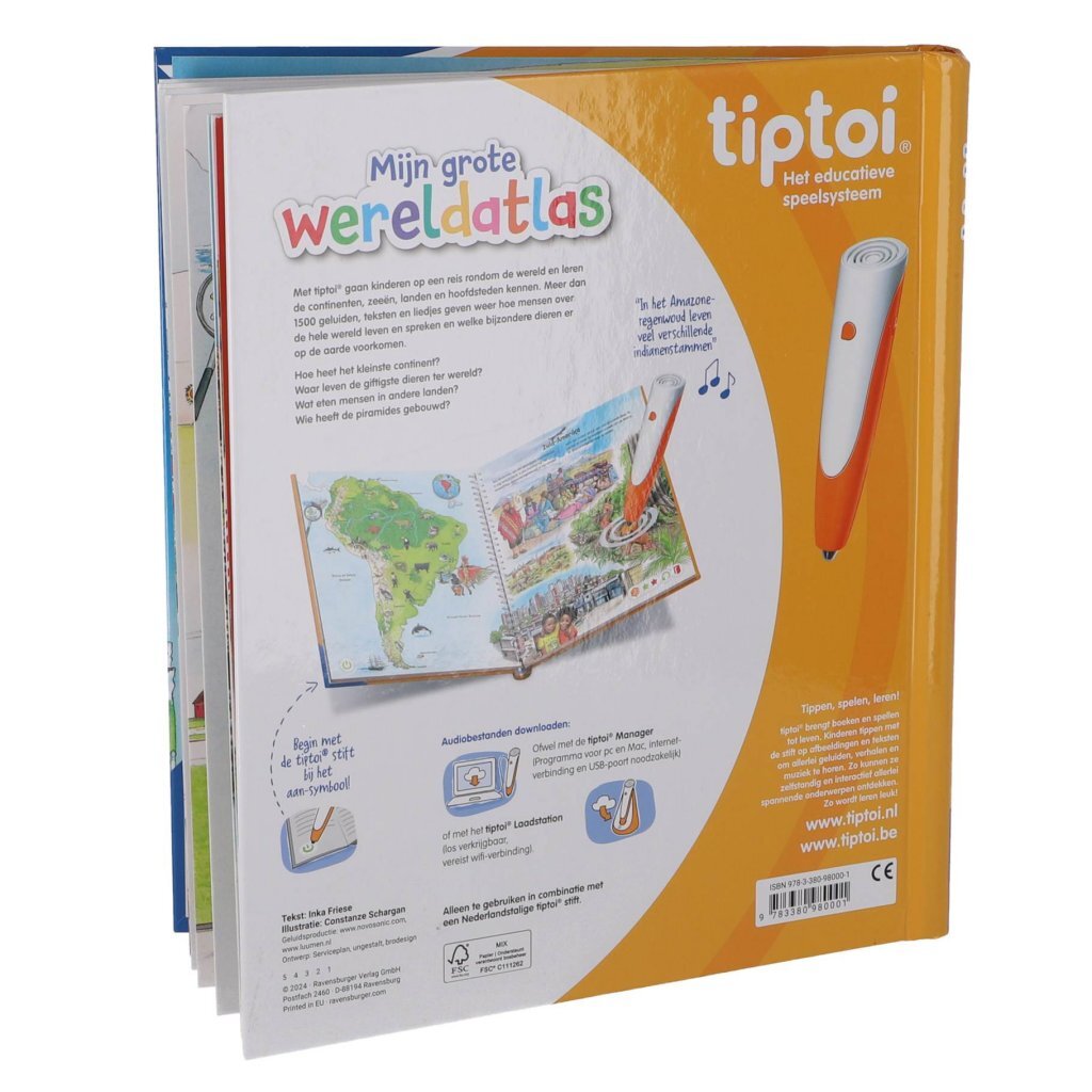 Tiptoi Boek Mijn Grote Wereldatlas