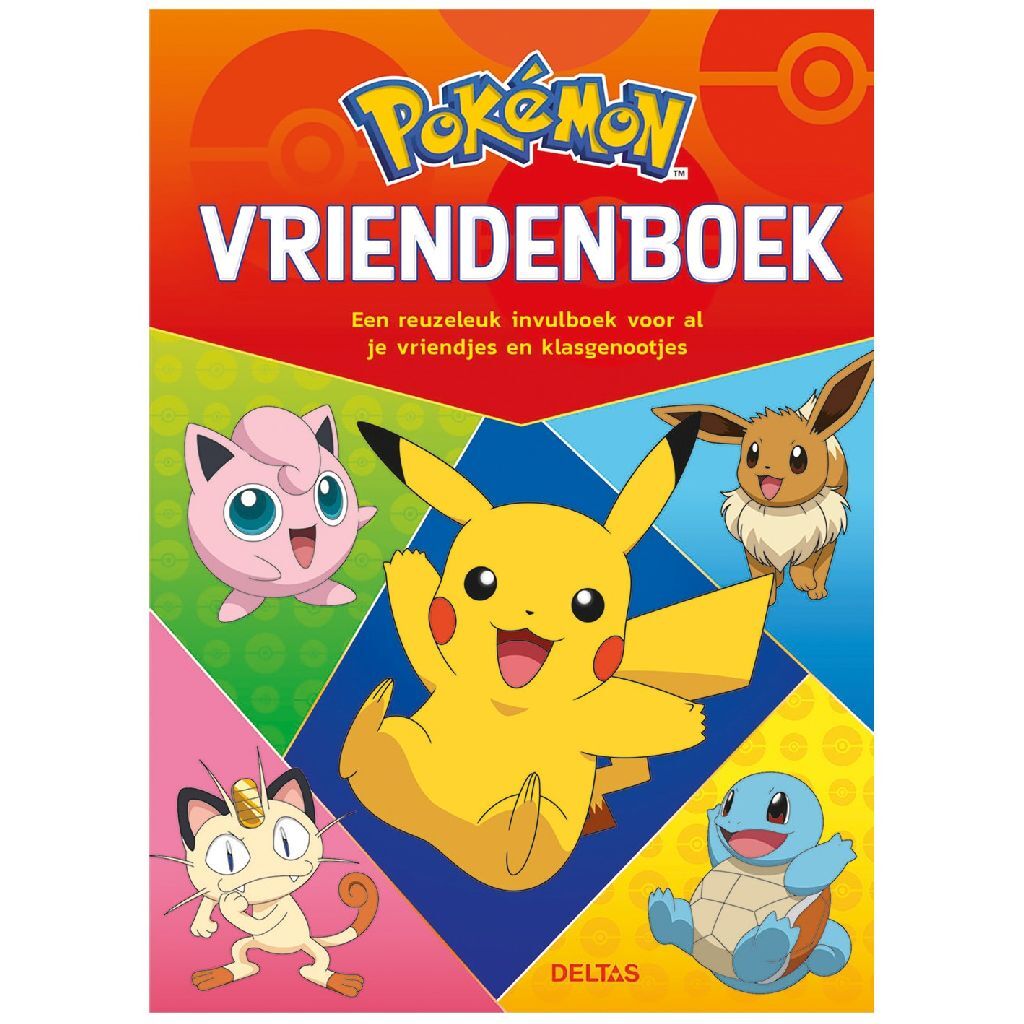 Deltas Pok&Eacute;Mon Vriendenboek