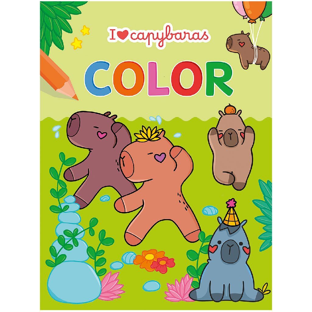 Overige Merken Kleurboek I Love Capybaras