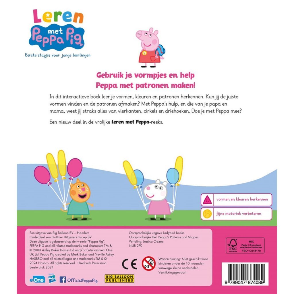 Peppa Pig Boek Peppa Pig Peppa'S Patronen En Vormen