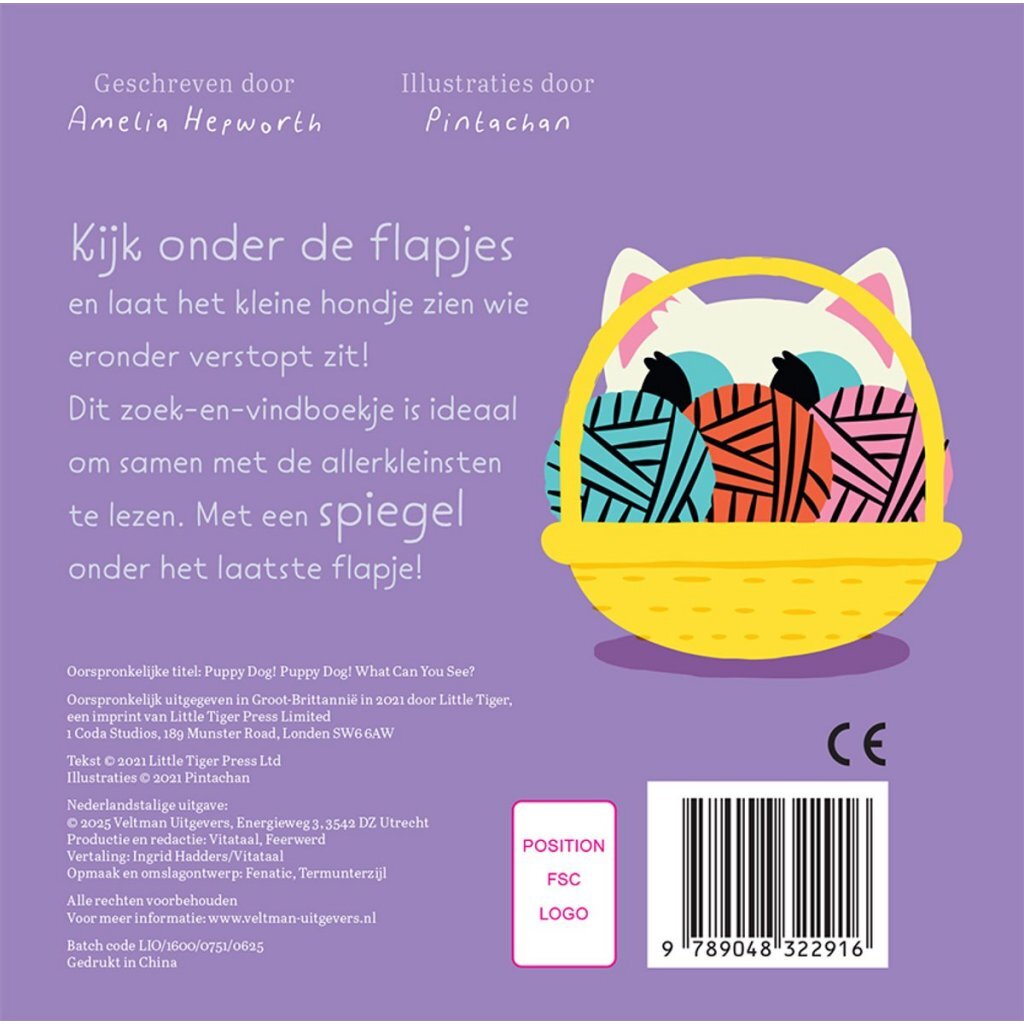 Overige Merken Boek Lief Klein Hondje Wat Zie Je Daar?