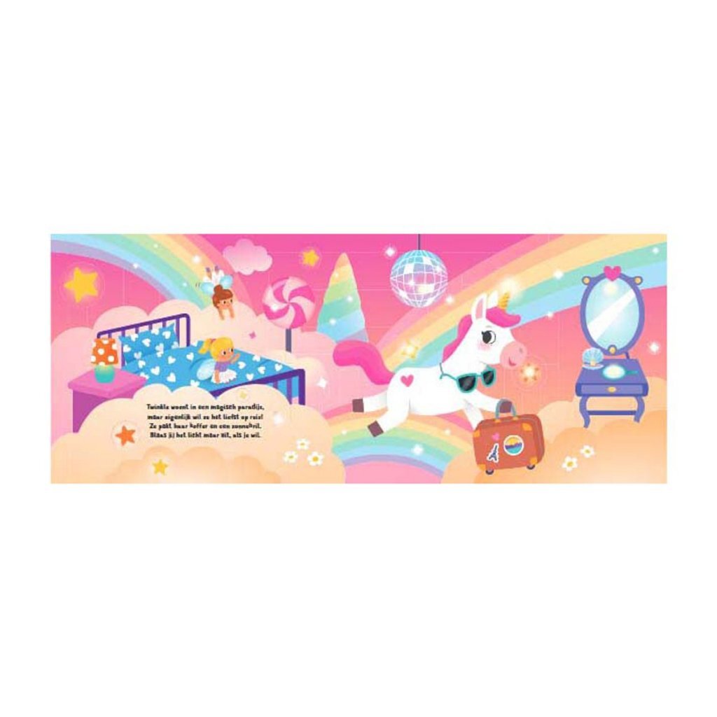 Overige Merken Boek Slaap Lekker Kleintje Unicorn + Licht